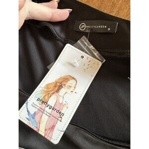 PRETTYGARDEN Women's One Shoulder Satin Dress - SM - Black